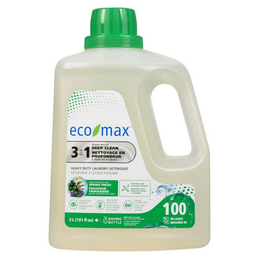 Heavy Duty Detergent Spring Fresh 3 Liters (4 Count) by Eco Max