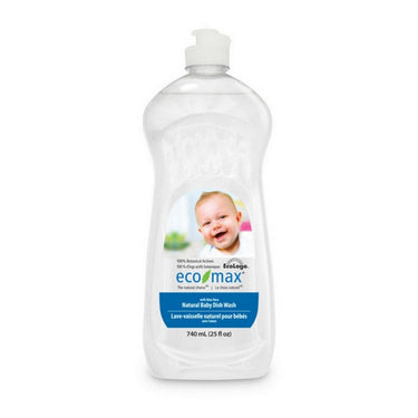 Eco Max, Natural Baby Dish Wash, 740 Ml (6 Count)