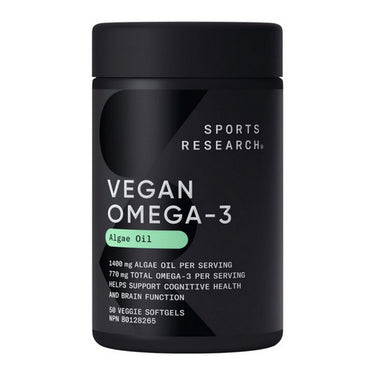 Sports Research, Vegan Omega 3 Algae Oil, 50 Softgels
