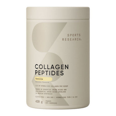 Sports Research, Collagen Peptides Vanilla Bean, 420 Grams