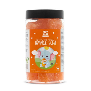 Moo Moo Bath Co, Sugar Srubs Orange Soda, 250 Grams