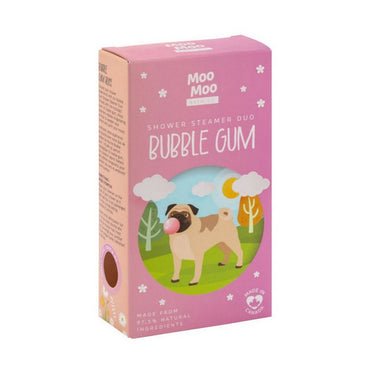 Moo Moo Bath Co, Shower Steamer Duo Bubble Gum, 120 Grams