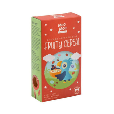 Moo Moo Bath Co, Shower Steamer Duo Fruity Cereal, 120 Grams