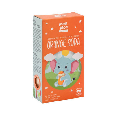 Moo Moo Bath Co, Shower Steamer Duo Orange Soda, 120 Grams