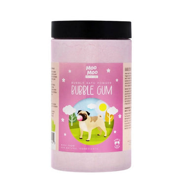 Moo Moo Bath Co, Bath Powder Bubble Gum, 300 Grams