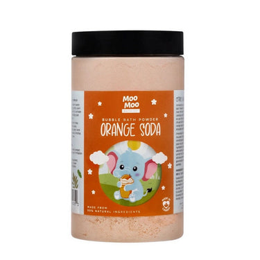 Moo Moo Bath Co, Bubble Bath Powder Orange Soda, 300 Grams