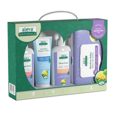 Aleva Naturals, Newborn Sleep Easy Care Set, 1 Count