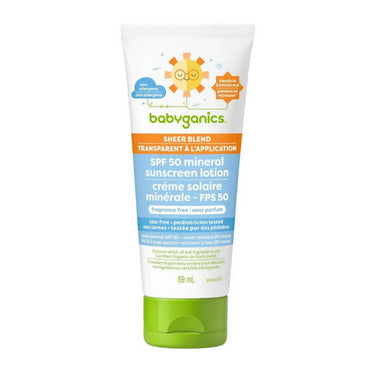 Babyganics, Kids SPF50 Sheer Blend Sunscreen, 89 Ml