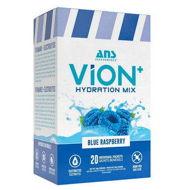 ANS Performance, Vion Plus Hydration Mix Blue Raspberry, 20 Pack
