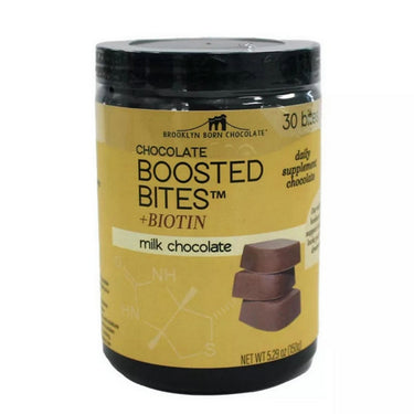 Brooklyn Born Chocolate, Milk Chocolate Bites Plus Biotin, 30 Count