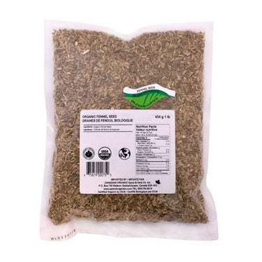Splendor Garden, Organic Fennel Seed, 454g