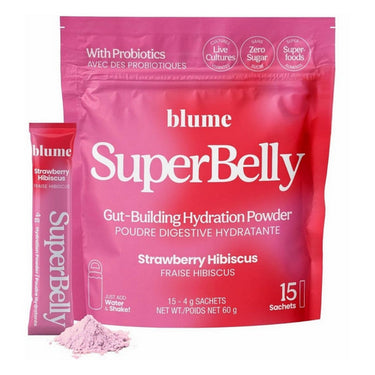 Blume, Superbelly Hydration Strawberry Hibiscus, 60 Grams