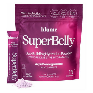 Blume, Superbelly Hydration Packets Acai Pomegranate, 60 Grams