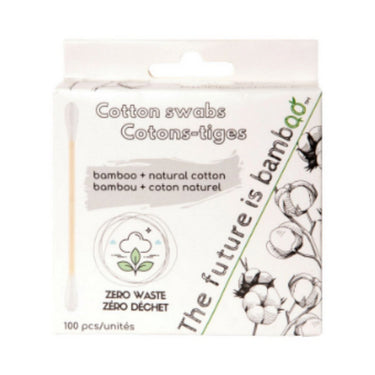 The Future Is Bamboo, Bamboo Cotton Swabs, 100 Count (12 Each)