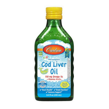Cod Liver Oil For Kids Lemon 250 Ml by Carlson
