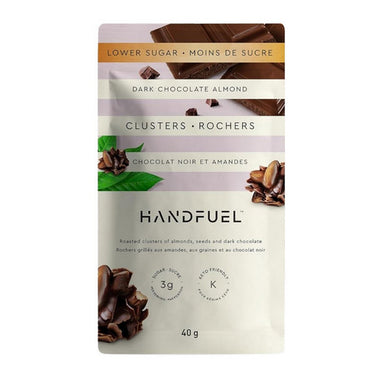 Dark Chocolate Almond Cluster 40 Grams (12 Count) by Handfuel