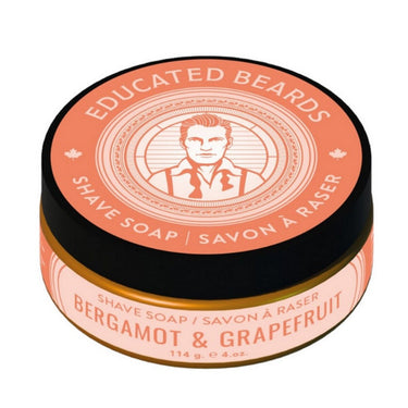 Educated Beards, Bergamot And Grapefruit Shave Soap, 114 Grams
