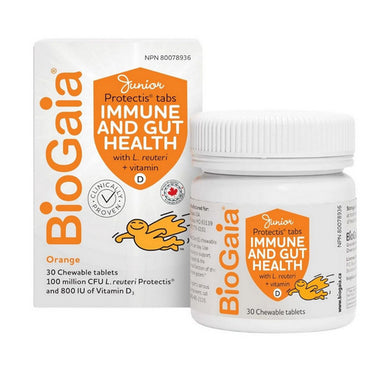 Biogaia, Junior Immune And Gut Health With Vitamin D, 30 Chewable Tablets