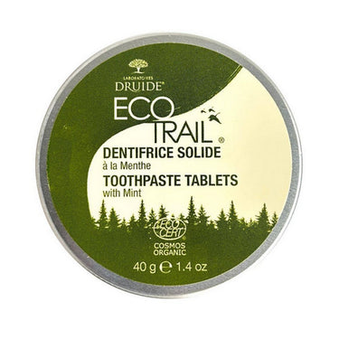 Druide Laboratories, Organic Mint Solid Chewable Toothpaste, 40 Grams