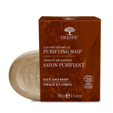 Druide Laboratories, Purifying Clay And Tea Tree Soap Bar, 100 Grams