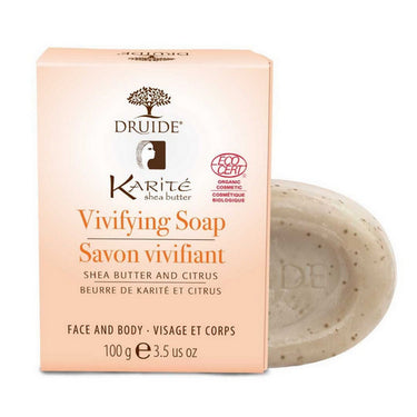 Druide Laboratories, Vivifying Soap Shea And Citrus, 100 Grams