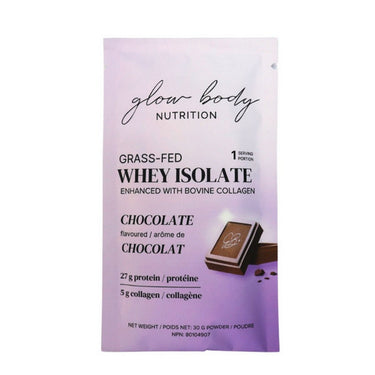 Glow Body, Protein Single Chocolate, 30 Grams (24 Count)