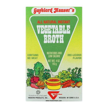 Modern Seasonings, Hauser Vegetable Broth, 113 Grams