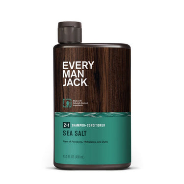Every Man Jack, 2 In 1 Shampoo And Conditioner Sea Salt, 400 Ml