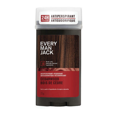 Every Man Jack, Antiperspirant And Deodorant Cedarwood, 73 Grams