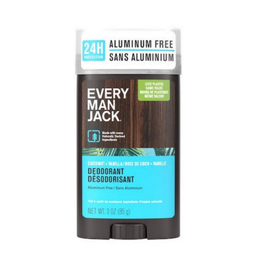 Every Man Jack, Deodorant Coconut And Vanilla, 85 Grams