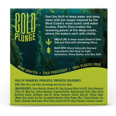 Every Man Jack, Cold Plunge Body Bar Pacific Dive, 142 Grams