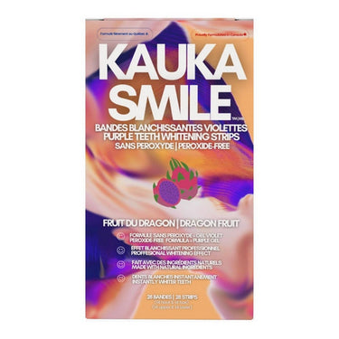Kauka Smile, Purple Gel Whitening Strips, 28 Count