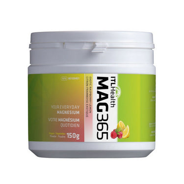 ITL Health, Mag 365 Magnesium Exotic Raspberry Lemon, 150 Grams