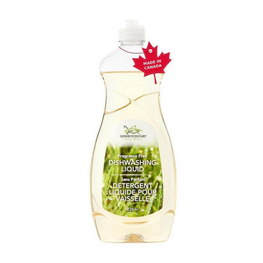 Green Cricket, Liquid Dish Detergent Unscented, 828 Ml