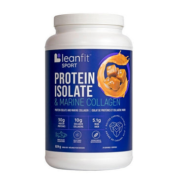 LeanFit, Protein Isolate And Marine Collagen Salted Caramel, 824 Grams