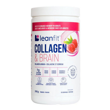LeanFit, Collagen And Brain Raspberry, 245 Grams