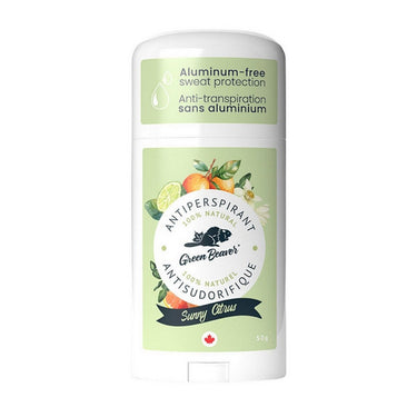 Green Beaver, Sunny Citrus Antiperspirant, 50 Grams