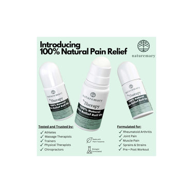 Naturemary, Therapy Pain Roll On All Natural, 50 Ml