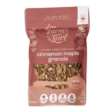 Farm Girl, Ketomix Granola Cinnamon Maple, 300 Grams