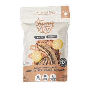 Farm Girl, Keto Caramel Banana Loaf Mix, 350 Grams