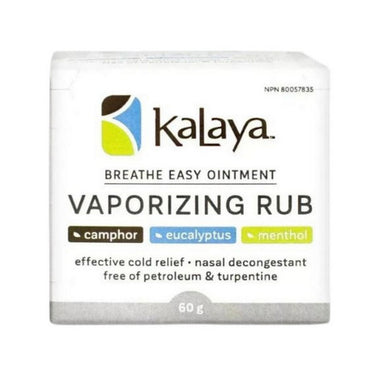 Kalaya, Breathe Easy Vaporizing Rub, 60 Grams