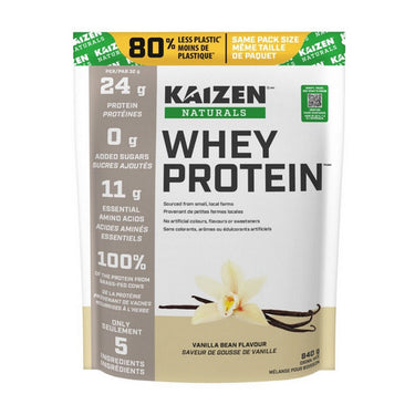 Kaizen Naturals, Whey Protein Vanilla Bean, 840 Grams