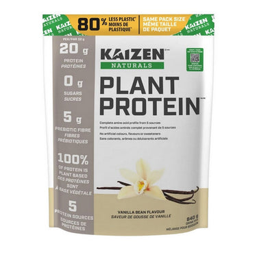 Kaizen Naturals, Plant Protein Vanilla Bean, 840 Grams