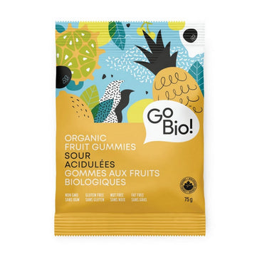 GoBio!, Organic Sour Gummies, 75 Grams (10 Count)