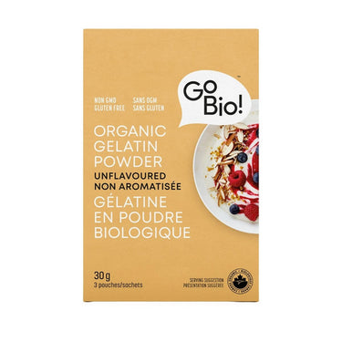 GoBio!, Organic Gelatin Powder, 30 Grams (18 Count)