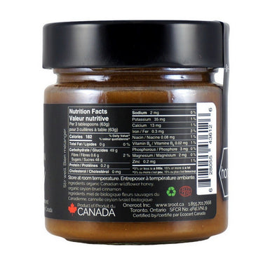 One Root, Organic Cinnamon Honey, 300 Grams