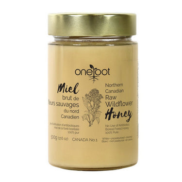 One Root, Raw Boreal Forest Wildflower Honey, 500 Grams