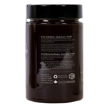 One Root, Raw Buckwheat Honey, 500 Grams