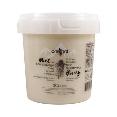 One Root, Raw Boreal Forest Wildflower Honey, 3 Kilograms