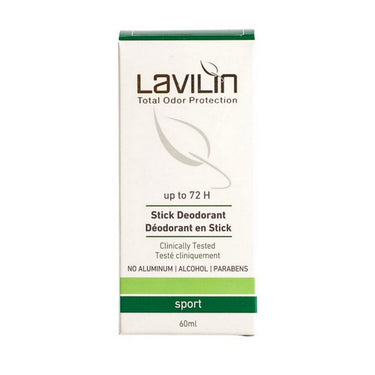 Lavilin, 72 Hours Stick Deodorant Sport, 60 Ml